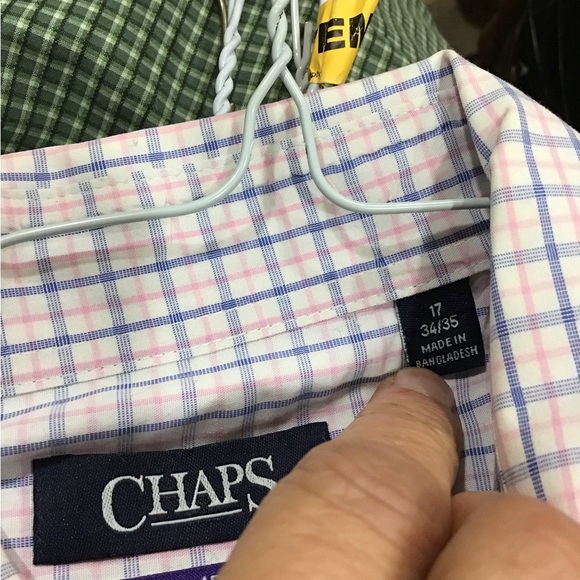 NWOT Casual Button Down Shirt in Size 17 (34/35) - Picture 6 of 6